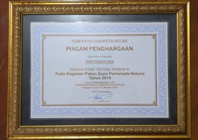 Penghargaan Sebagai Stand Instansi Terbaik III